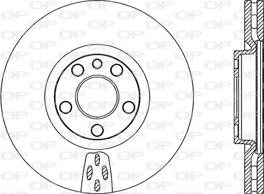 OPEN PARTS Jarrulevy BDA2052.20